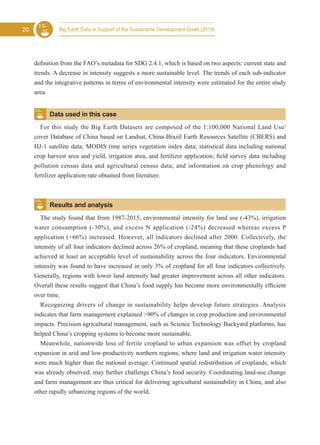 Big Earth Data In Support Of The Sustainable Development Goals 2019 ...