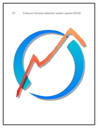 87. A Secure Intrusion detection system against DDOS
 