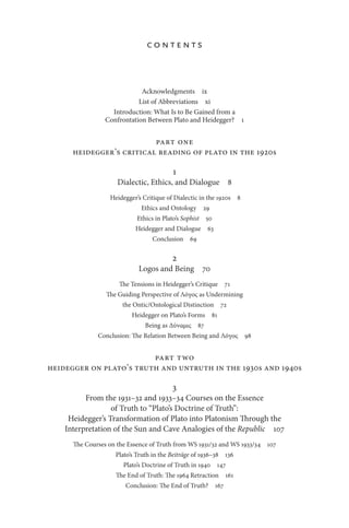 Plato And Heidegger A Question Of Dialogue Francisco J Gonzalez | PDF