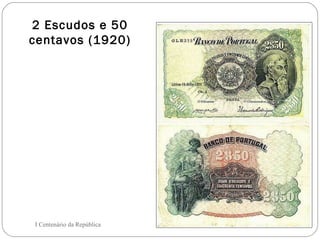 2 Escudos e 50 centavos (1920) I Centenário da República 