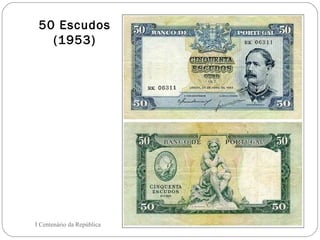 50 Escudos (1953) I Centenário da República 