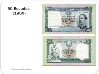 50 Escudos  (1960) I Centenário da República 