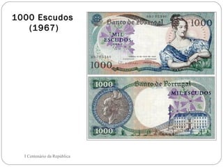 1000 Escudos  (1967) I Centenário da República 