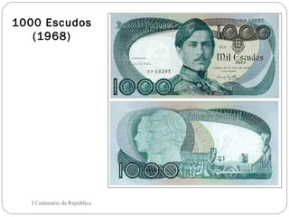 1000 Escudos (1968) I Centenário da República 
