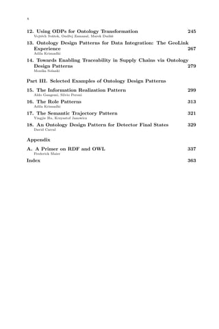 Ontology Engineering With Ontology Design Patterns Foundations And ...
