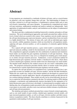A Mathematical Modeling Framework To Simulate And Analyze Cell Type ...