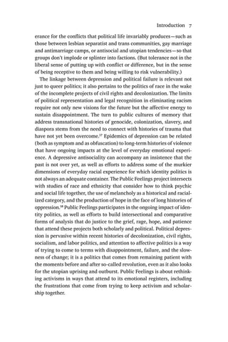 Splinter Limits Depression A Public Feeling Ann Cvetkovich | PDF