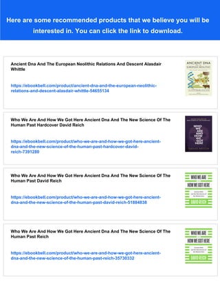 Ancient Dna The Making Of A Celebrity Science Elizabeth D Jones PDF ancient-dna-the-making-of-a-celebrity-science-elizabeth-d-jones-pdf
