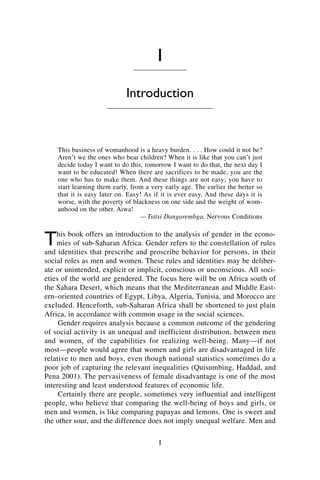 Women And Development In Africa How Gender Works Michael Kevane | PDF