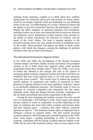 Democratization And Military Transformation In Argentina And Chile ...