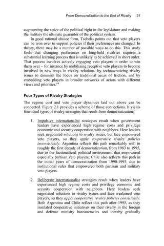 Democratization And Military Transformation In Argentina And Chile ...