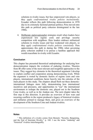 Democratization And Military Transformation In Argentina And Chile ...