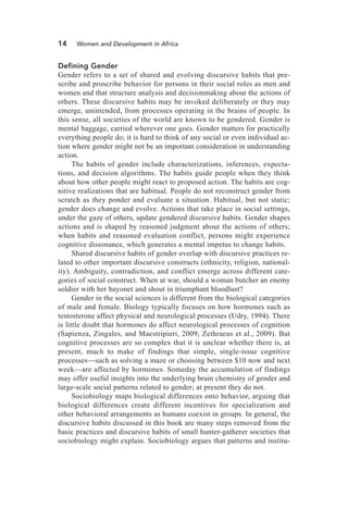 Women And Development In Africa How Gender Works Michael Kevane | PDF