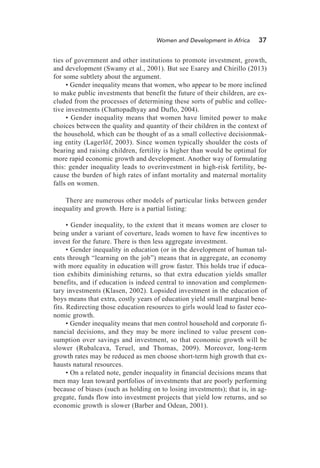 Women And Development In Africa How Gender Works Michael Kevane | PDF