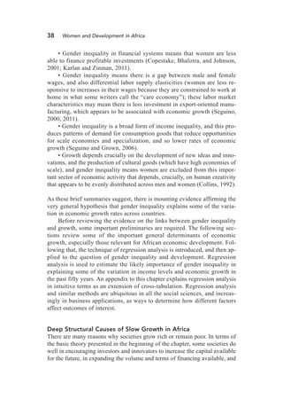 Women And Development In Africa How Gender Works Michael Kevane | PDF