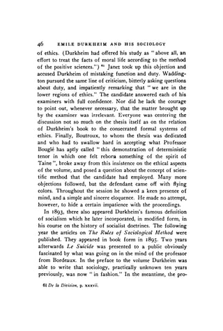 Emile Durkheim And His Sociology Harry Alpert | PDF