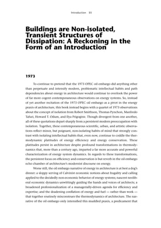 Insulating Modernism Isolated And Nonisolated Thermodynamics In ...