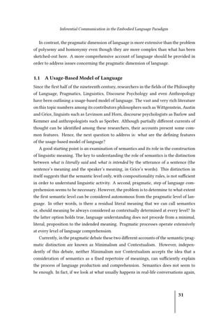 Sensory Motor Concepts In Language And Cognition Liane Strbel Editor | PDF