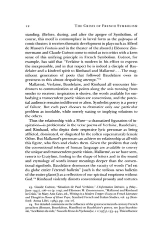 Unifying Symbolism The Crisis Of French Symbolism Laurence Porter | PDF