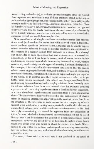 Musical Meaning And Expression Stephen Davies | PDF