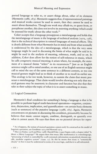Musical Meaning And Expression Stephen Davies | PDF
