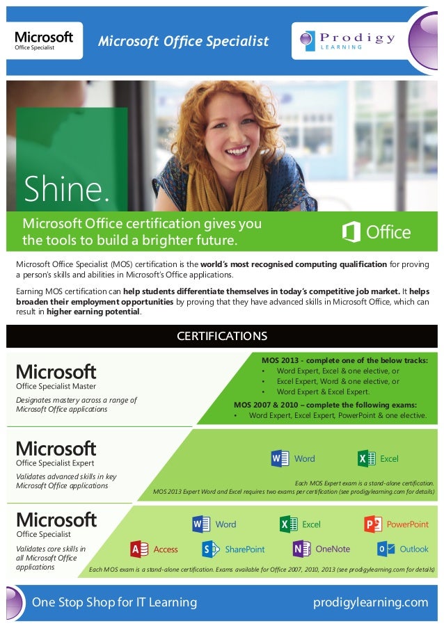 microsoft access certification