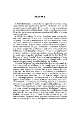 Cohomological Induction And Unitary Representations Pms45 Volume 45 ...