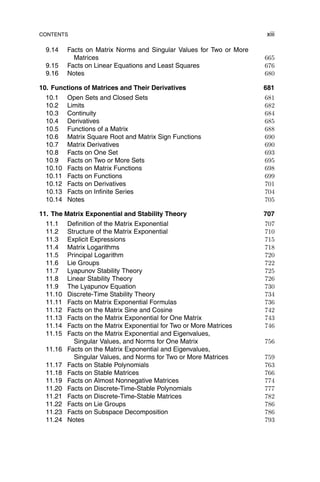 Matrix Mathematics Theory Facts And Formulas Second Edition Second ...