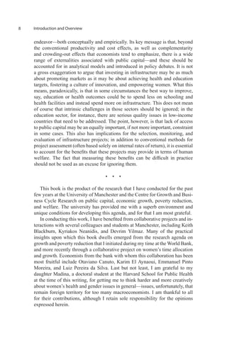 Public Capital Growth And Welfare Analytical Foundations For Public ...