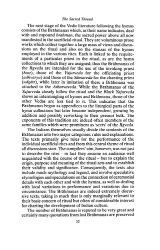 The Sacred Thread Hinduism In Continuity Diversity John Brockington | PDF