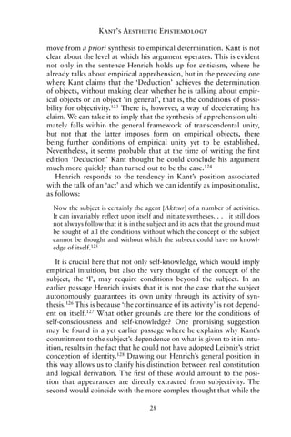 Kants Aesthetic Epistemology Form And World Fiona Hughes | PDF