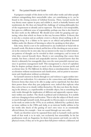 Libidinal Example The Lyotard Reader And Guide Keith Crome James Williams | PDF