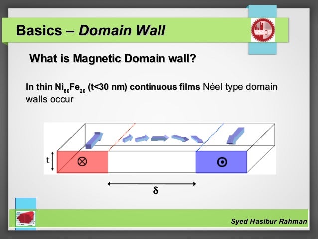 Magnetic domain image