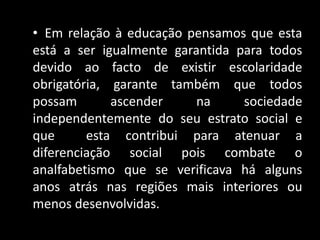 Questões FrequentesReferente ao artigo 13º, uma das questões possíveis é a razão pela qual se verifica o despedimento ou não renovação de contrato a mulheres que engravidam? Outra questão actual que se põe é o facto de saber a razão que faz com que quando se sabe de alguém que tem uma orientação sexual diferente da maioria é discriminado socialmente?