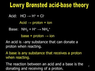 Base Substance 25 acids and bases | PDF