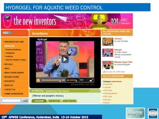 HYDROGEL FOR AQUATIC WEED CONTROL
 