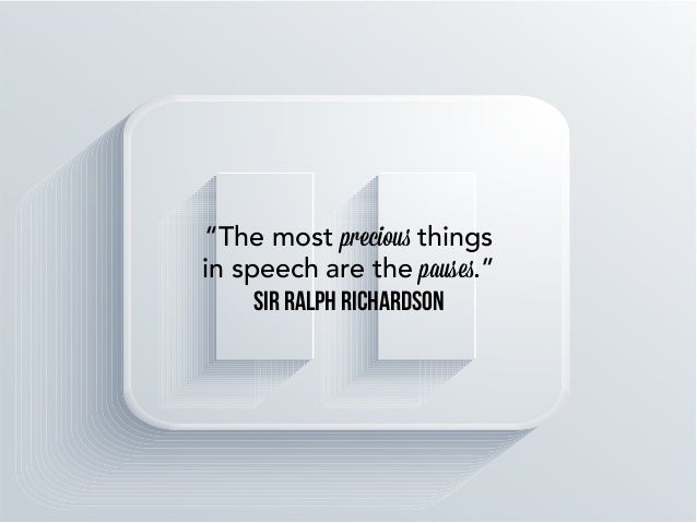 Well Timed Silence Hath More Eloquence