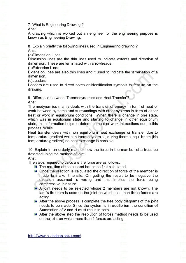 engineering interview questions