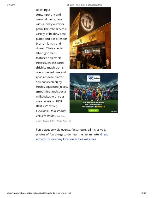 25 Best Things To Do In Cleveland Ohio Town Hall Cleveland Ohio 59