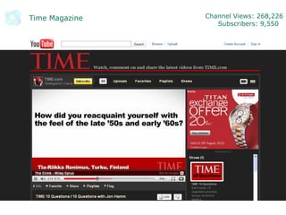 Channel Views: 268,226
Subscribers: 9,550
Time Magazine
 