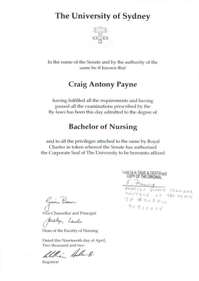 USYD Graduation Certificate PDF