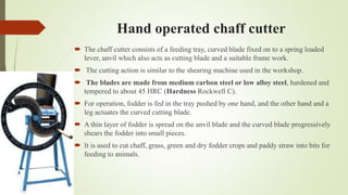 chaff cutter | PPTX