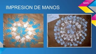 IMPRESION DE MANOS
MAN
 