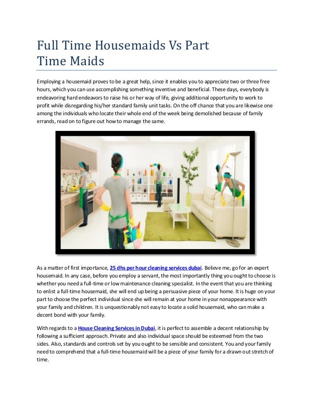 25 Dhs Per Hour Cleaning Services Dubai