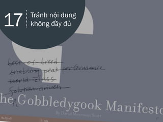 17
17 Tránh nội dung
không đầy đủ
 