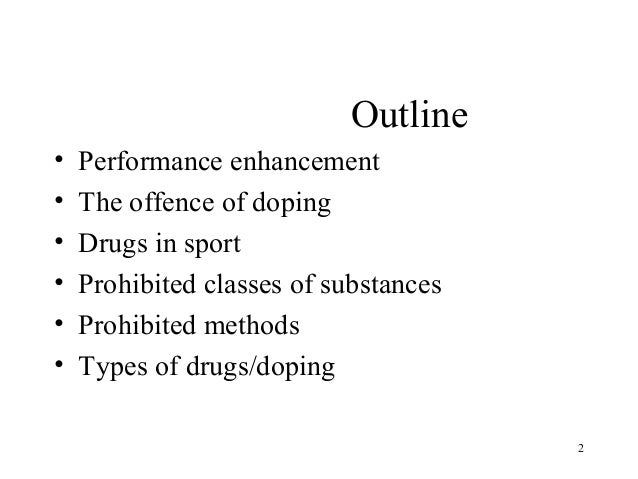 essay on drugs in sport