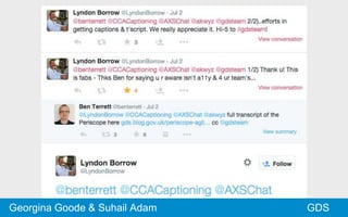 GDSGeorgina Goode & Suhail Adam
 