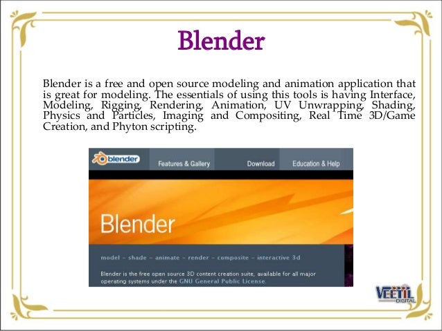 Blender
Blender is a free and open source modeling and animation application that
is great for modeling. The essentials of...