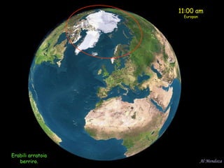 11:00 am Europan Erabili arratoia berriro. Al Mendoza 