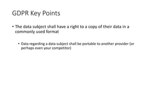General Data Protection Regulation | PPTX